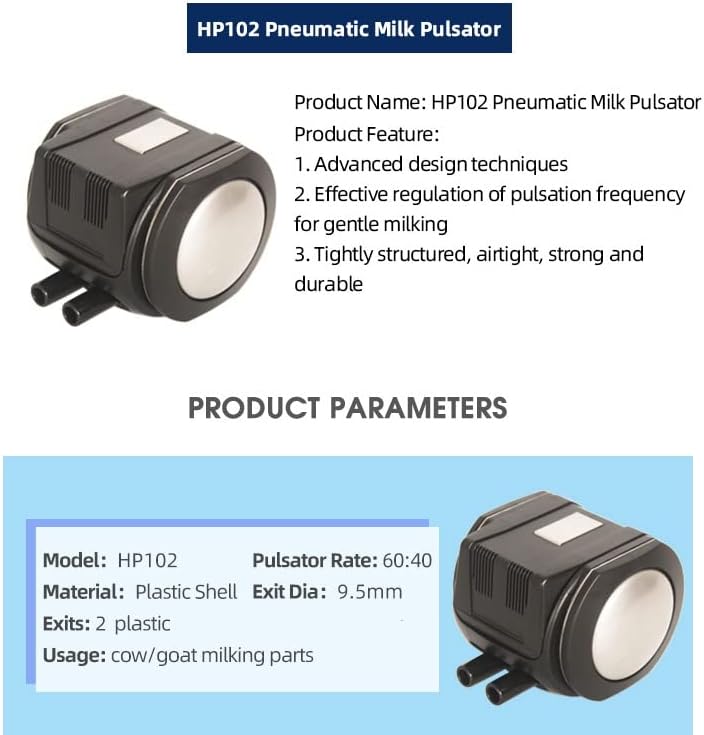 Melkmaschinen Pulsator, Pneumatischer Pulsator, Melkmaschine Pneumatischer Pulsator, HP102 Melkpulsa