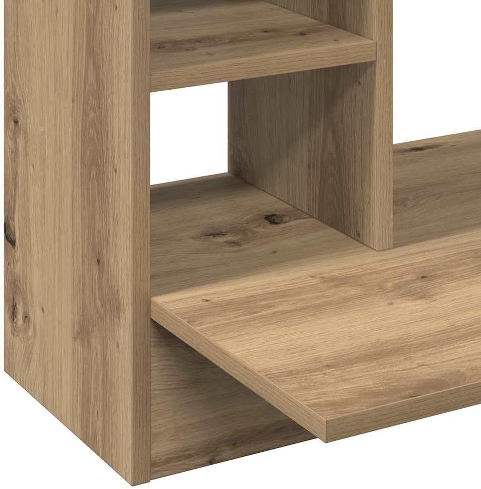 vidaXL Wandtisch Artisan-Eiche 105 x 48 x 75 cm Holzwerkstoff, Moderner rechteckiger Wand-Schreibtis