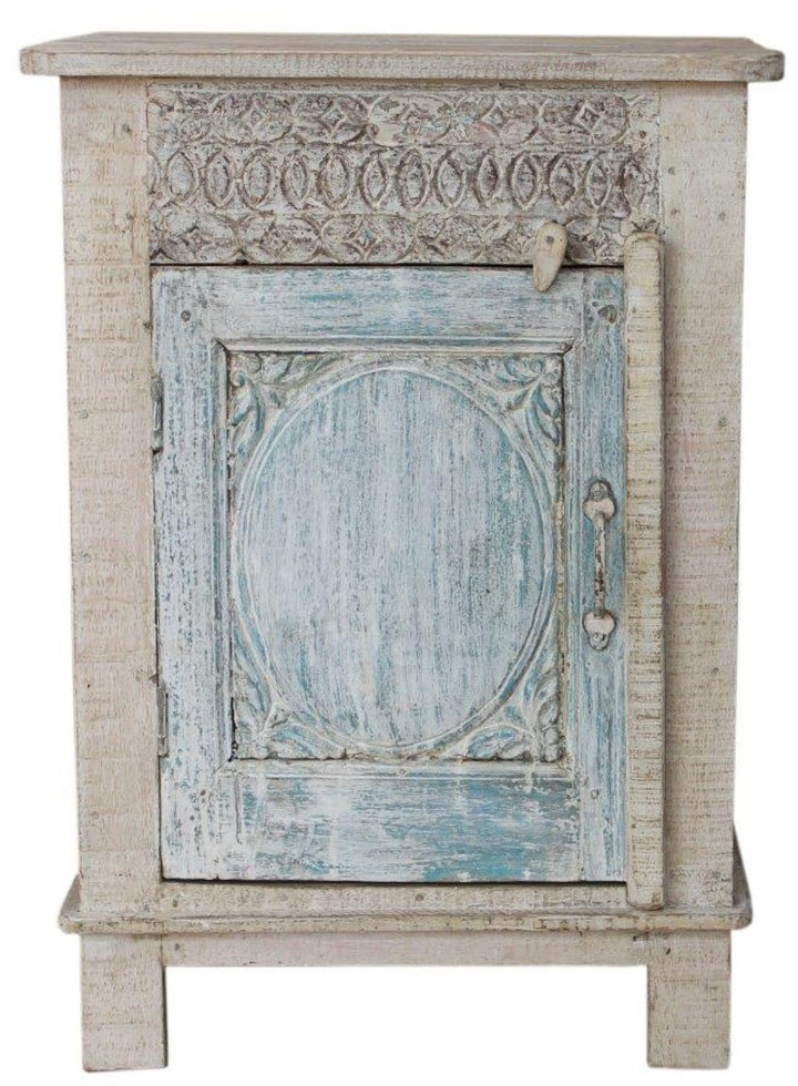 GURU SHOP Vintage Beistellschrank, Kommode, Nachttischschrank, Flurschrank - Modell 64, 78x54x38 cm