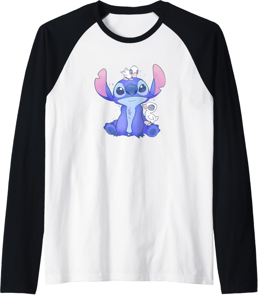 Disney Lilo & Stitch St. Patty's Lucky Duck Portrait Raglan