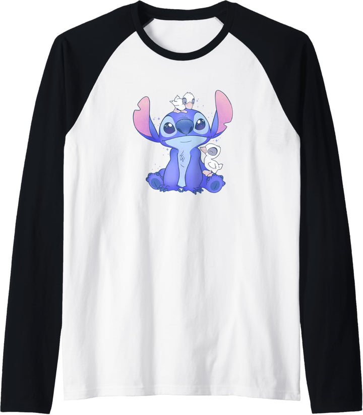 Disney Lilo & Stitch St. Patty's Lucky Duck Portrait Raglan