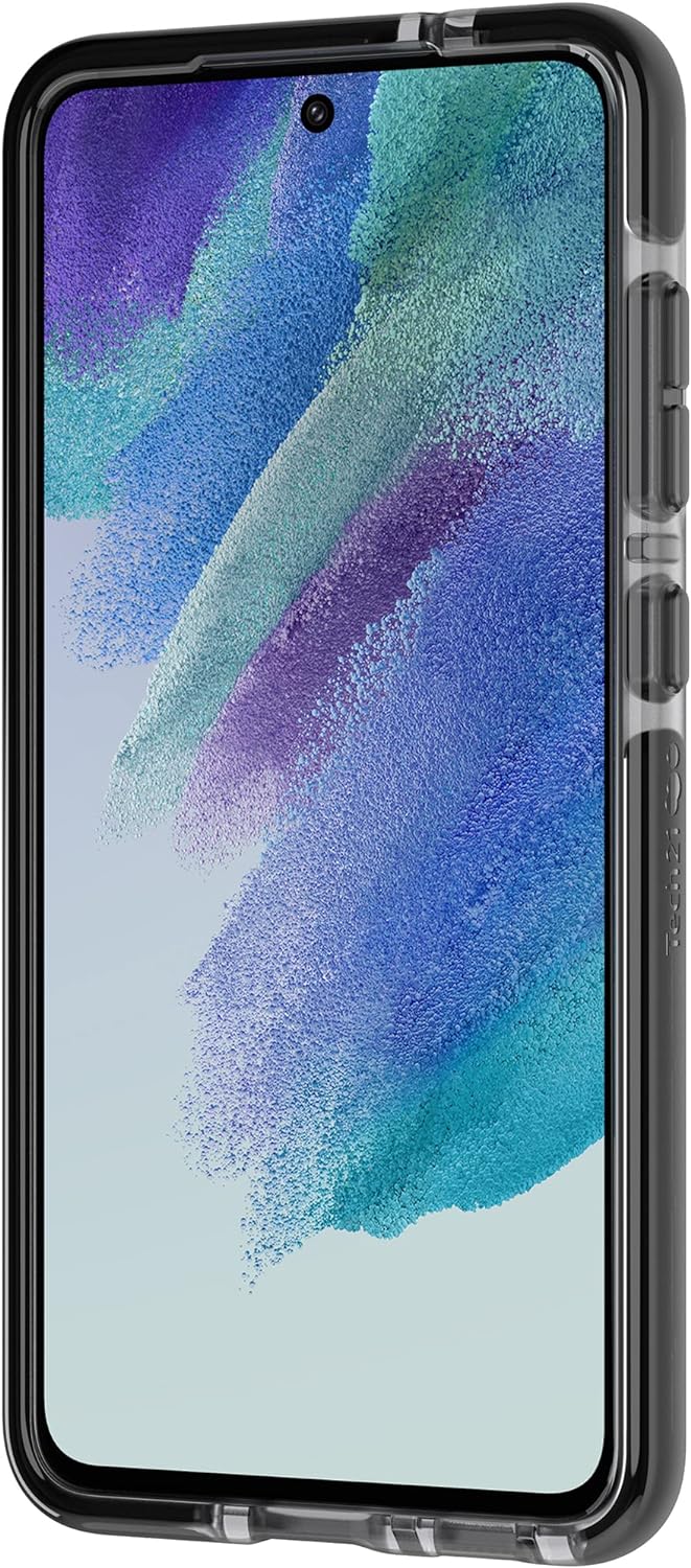 tech21 Evo Check für Samsung Galaxy S21 FE 5G - Handyhülle mit 4,8 m Fallschutz Galaxy S21FE Smokey