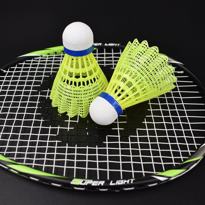 Senston Graphit Badminton Set Profi Badmintonschläger Leichtgewicht Badminton Schläger Federballschl