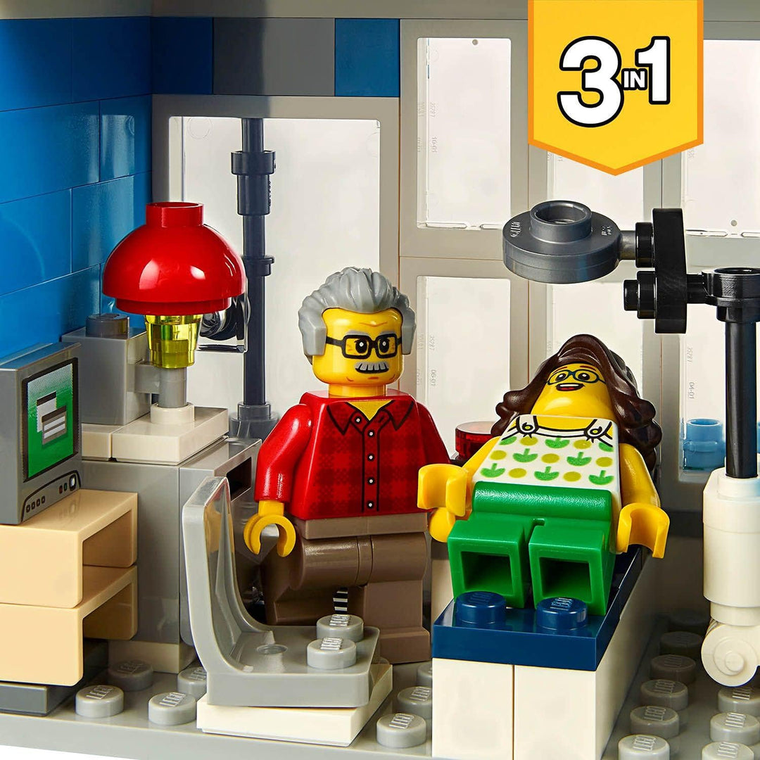 LEGO 31097 Creator Stadthaus mit Zoohandlung & Café Single, Single