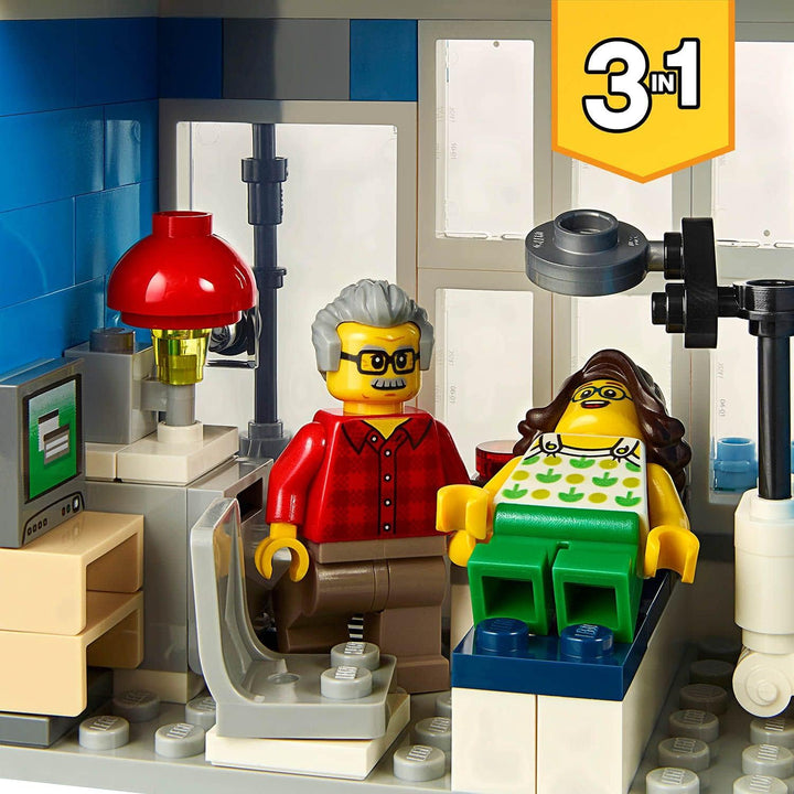 LEGO 31097 Creator Stadthaus mit Zoohandlung & Café Single, Single