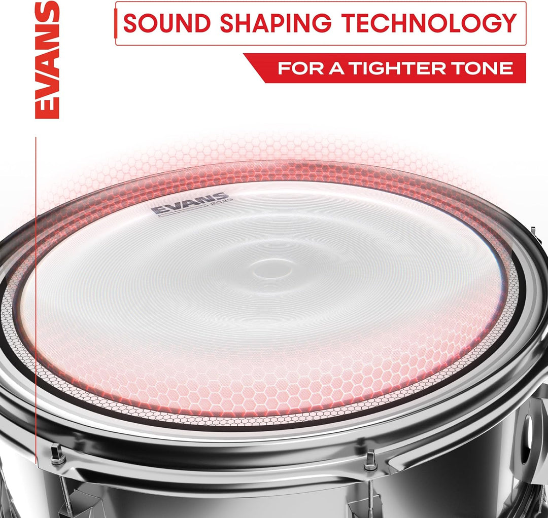 Evans TT08EC2S 23,3 cm (8 Zoll) Tomfell gedämpft, doppelschichtig EC2 SST 8 inch, 8 inch
