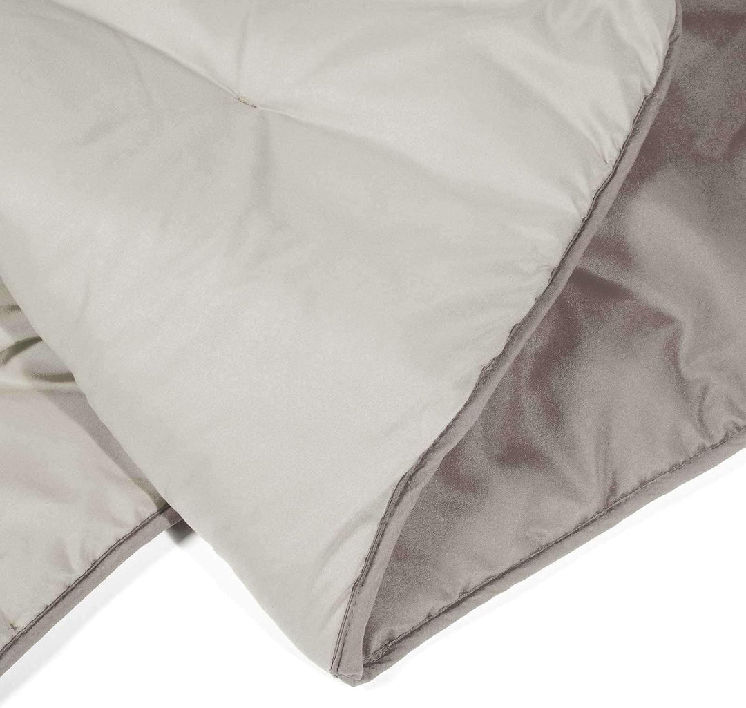 Caleffi Kim Steppdecke aus Mikrofaser, 130 x 170 cm Haselnuss, Haselnuss