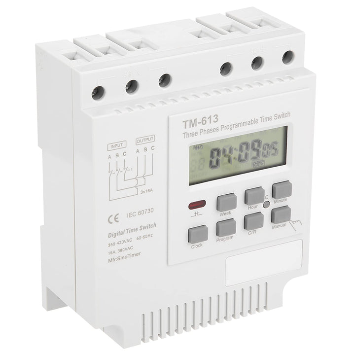 Zeitrelais 380 V 3 Phasen Motor Timer Tm 163 Drei Phasen 380 V Smart Digital Weekly Programmable Con