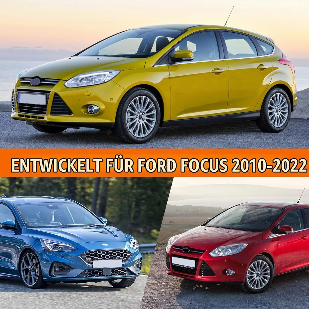 Auto Abdeckung Vollgarage Passend für Ford Focus 2010-2022, Auto Abdeckplane Wasserdicht Atmungsakti