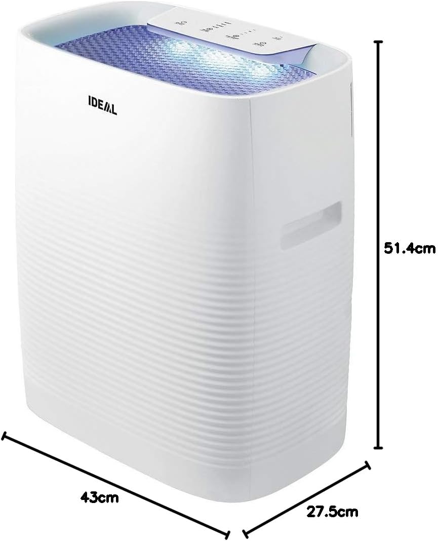 IDEAL Luftreiniger AP35 mit HEPA- & Geruchsfilter – bis 45m² – gegen Pollen, Feinstaub, Allergene, R