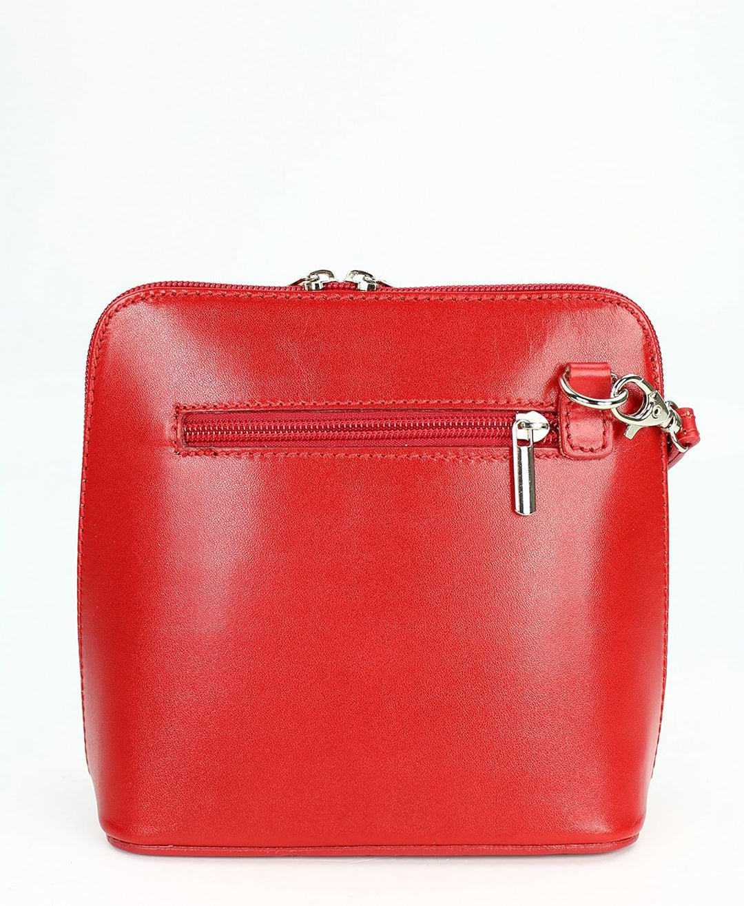 Belli italienische Ledertasche Damen Umhängetasche klein Handtasche Schultertasche Abendtasche in ro