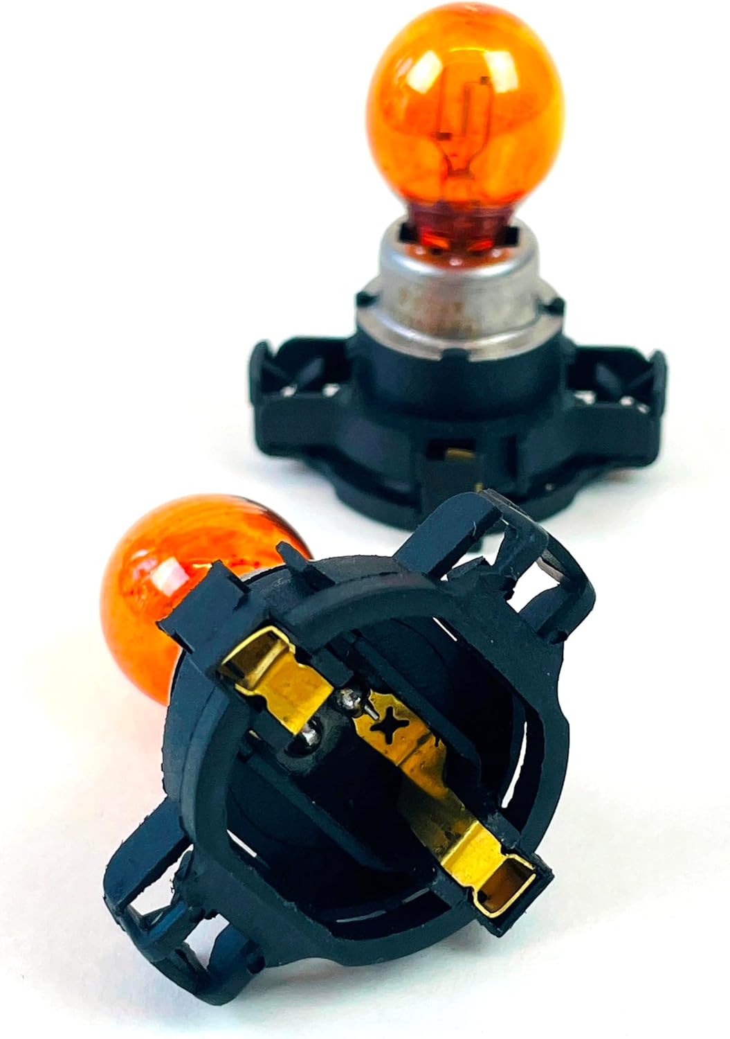 - 2x Stück PY24W Amber/Orang 12V 24W PGU20/4 Halogen Lampe Blinklich Signallampe