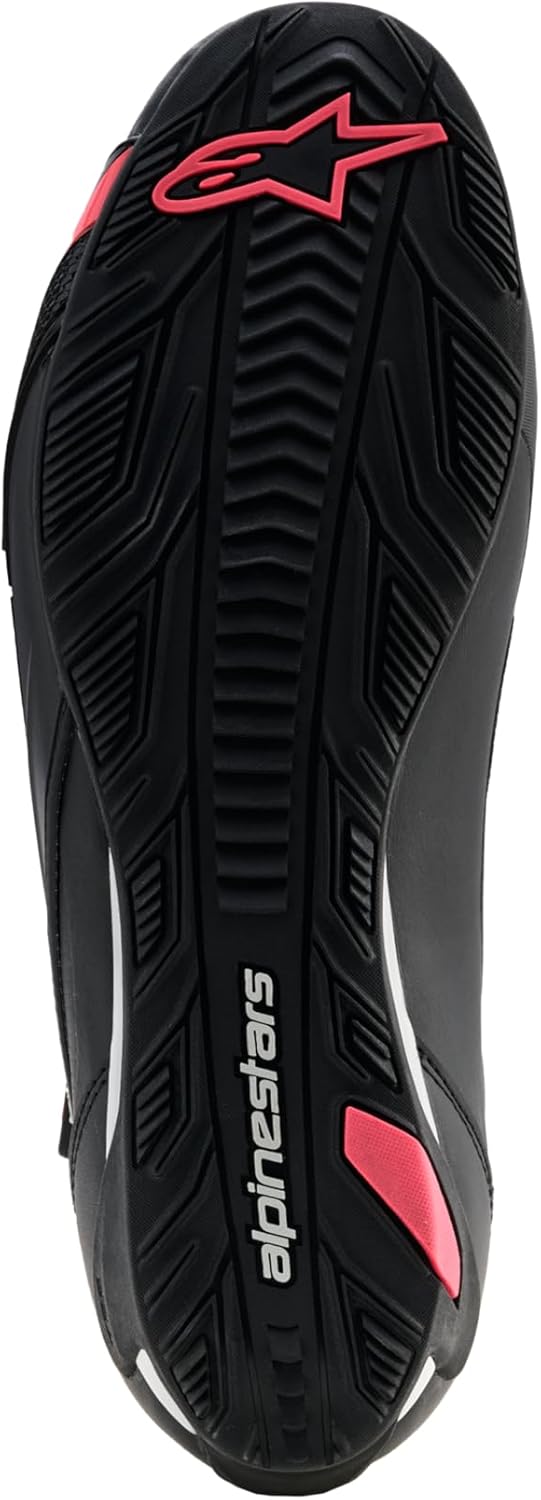 Alpinestars Stella Faster-4 Drystar Schuhe 42 EU Schwarz Grau Pink, 42 EU Schwarz Grau Pink
