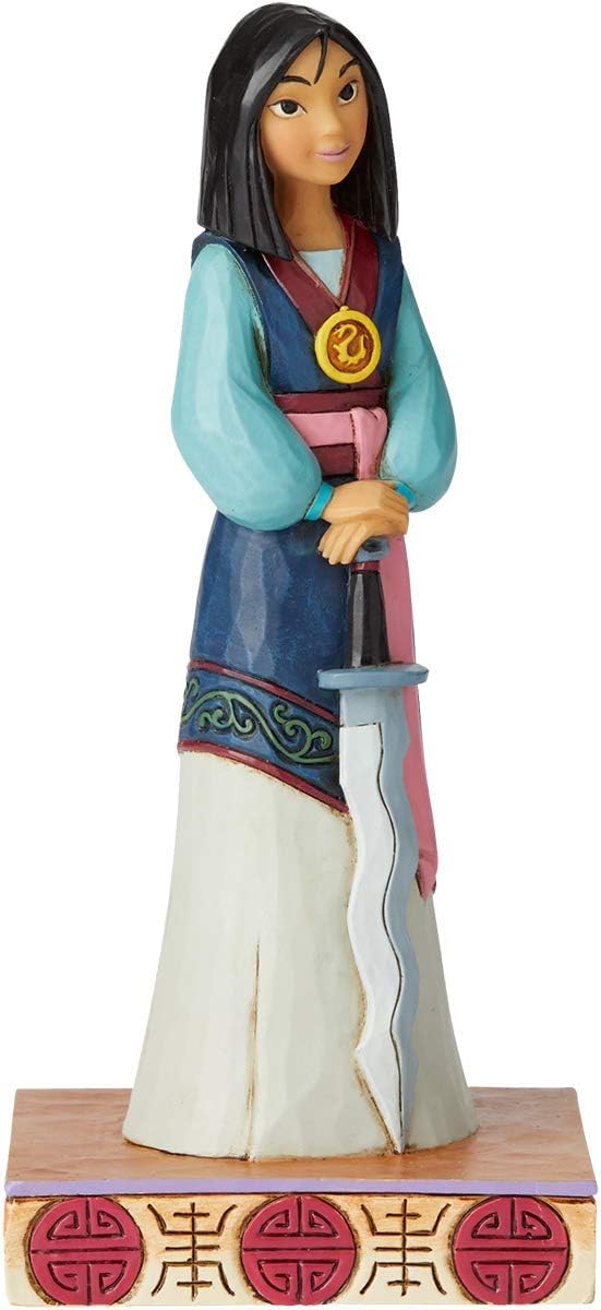 Enesco 6002823 Disney Traditions by Jim Shore Princess Passion Mulan Figur, 18,4 cm, Mehrfarbig , 7.