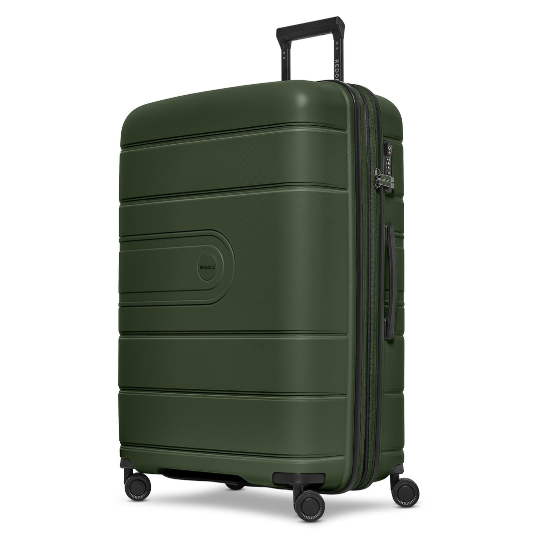 REDOLZ Hartschalen Check-in Koffer | Grosser XL Trolley 51 x 32 x 76 cm mit Dehnfalte aus hochwertig