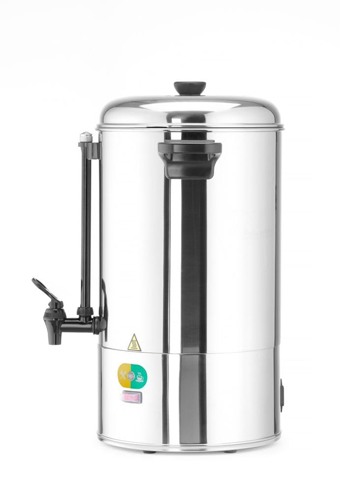 HENDI Kaffee-Perkolator, Einwandig, eingebauter Filterwanne, non drip Hahn, für grob gemahlen Kaffee