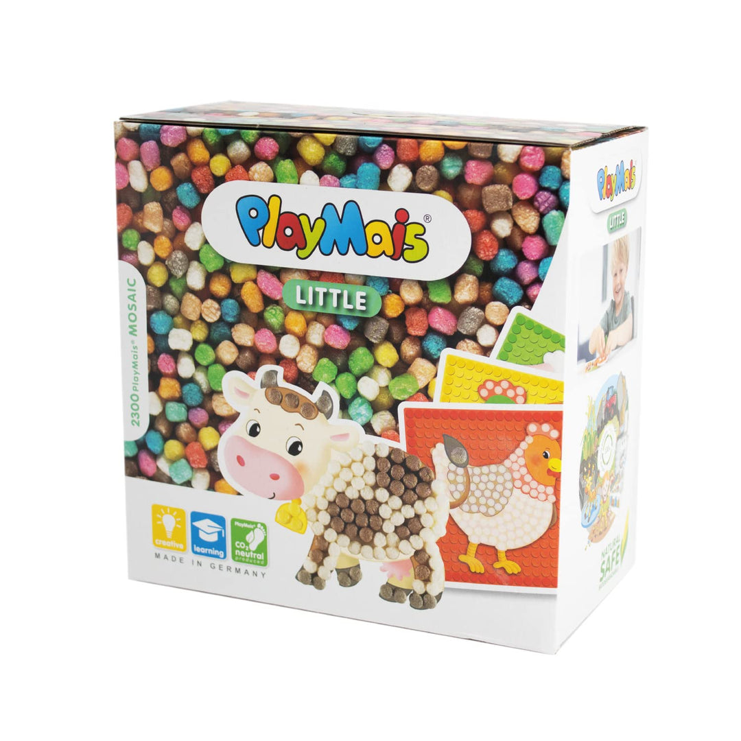 Playmais MOSAIC Little Farm Kreativ-Set zum Basteln für Kinder ab 3 Jahren | Über 2.300 Stück & 6 Mo