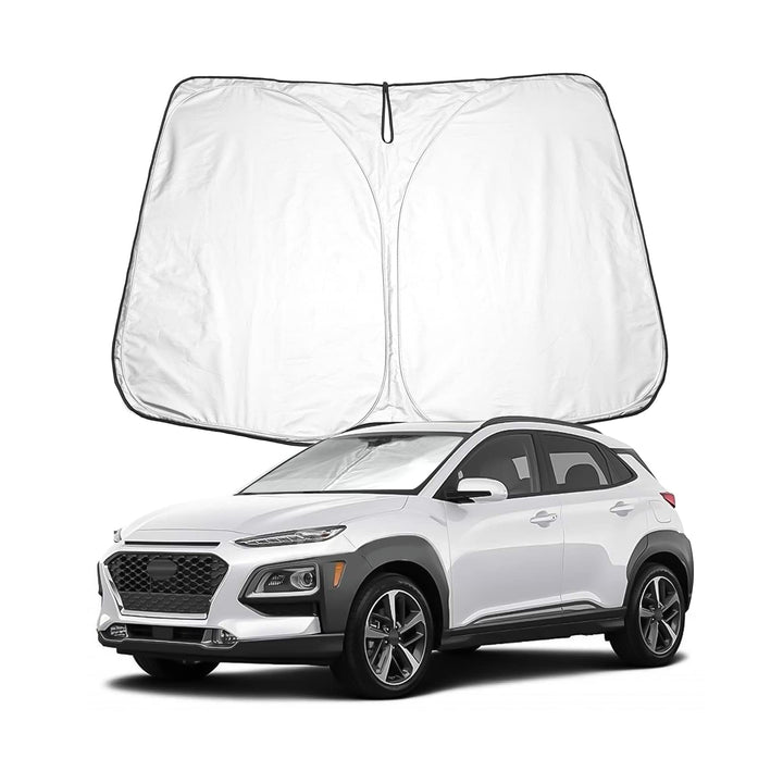 BIXUAN Sonnenschutz kompatibel mit Hyundai Kona SUV N Line Hybrid EV 2018-2022 Windschutzscheibe für