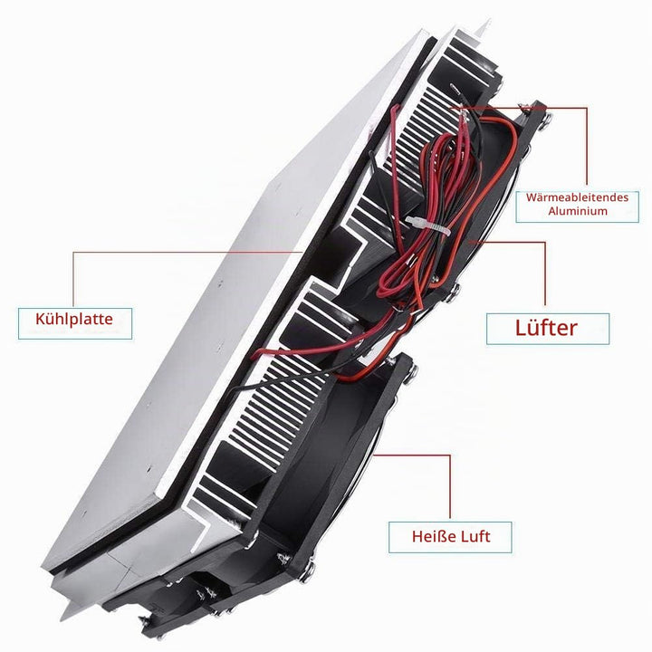 240W Hochleistungs-Halbleiter-Kühlungs-thermoelektrischer Peltier-Kühlplatten-Kühler mit dem Fan, sc