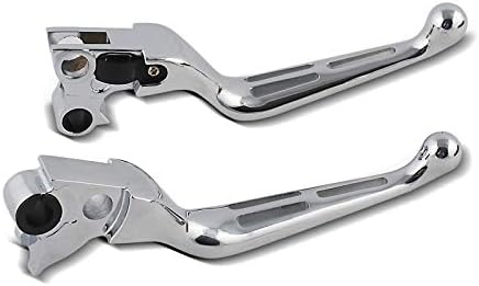 Bremshebel und Kupplungshebel-Set Stripe für Harley Davidson Electra Glide Ultra Classic 97-07 Chrom
