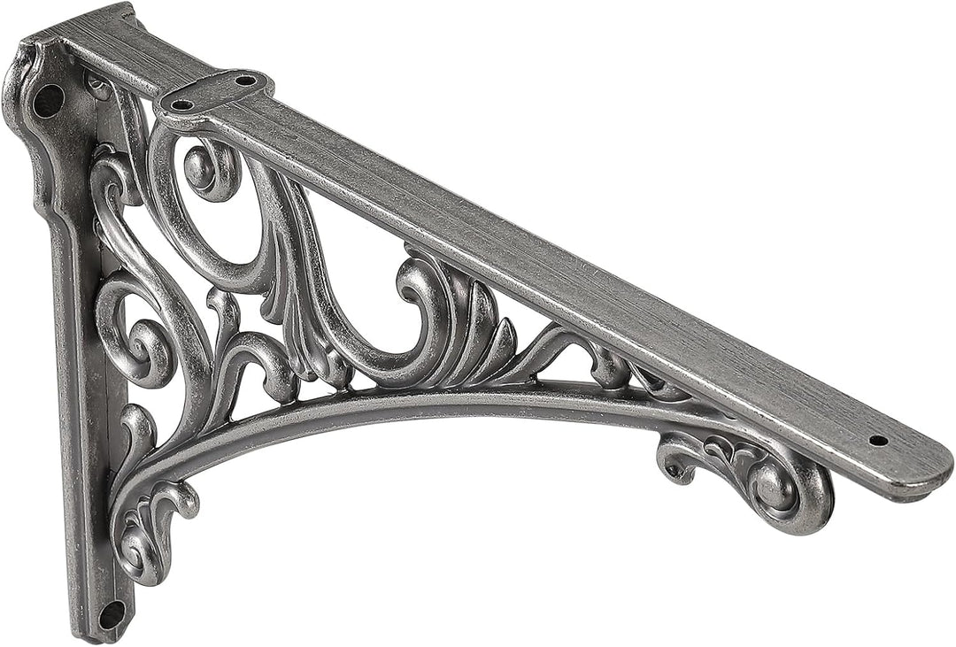 HARPOON 25,4 cm Regalhalterungen, 2 Stück, robuste Wandhalterung, Barock, Küche, dekoratives Regal,