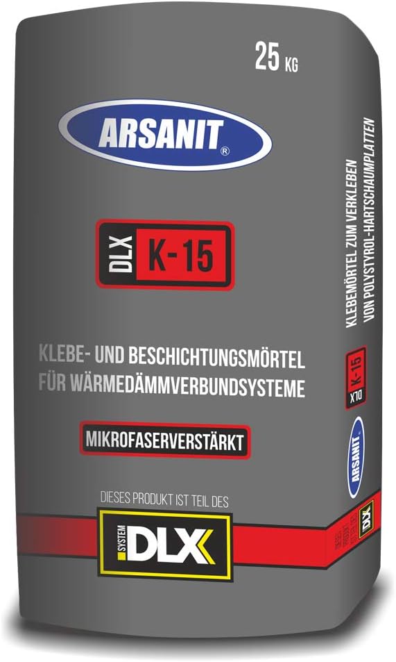 Klebe und Armierungsmörtel Beschichtungsmörtel Mikrofaserverstärkt 25 kg | grau