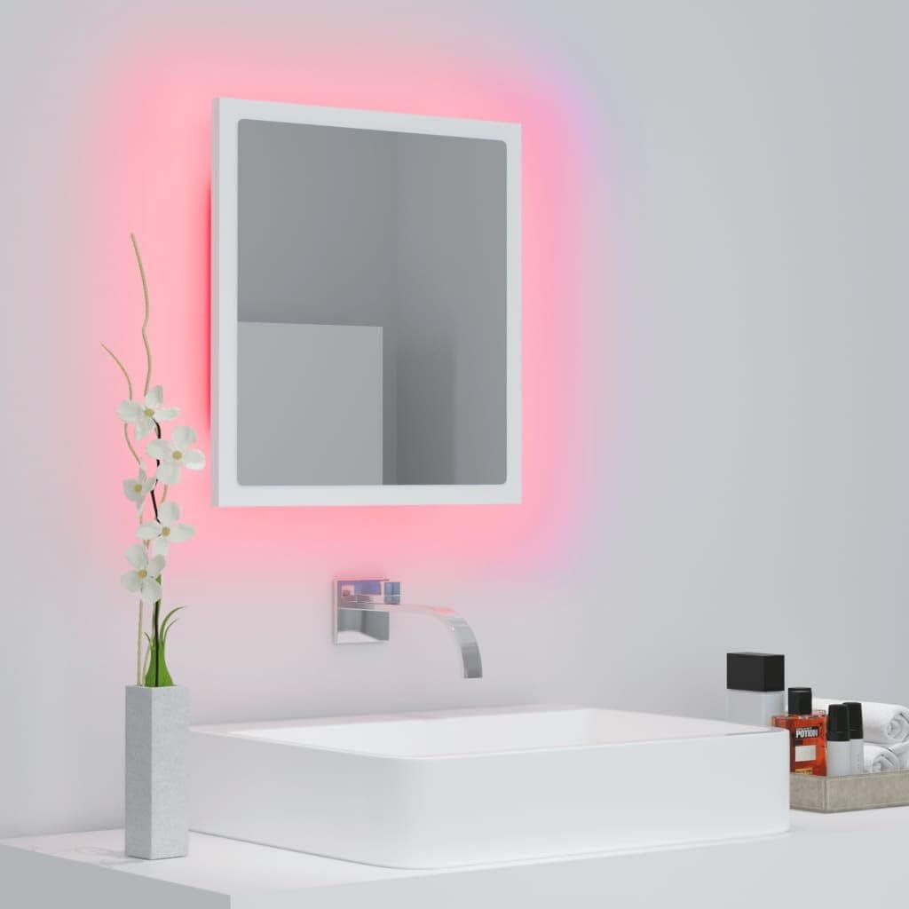 vidaXL LED Badspiegel Wandspiegel Badezimmerspiegel Lichtspiegel Spiegel Hängespiegel Bad Badezimmer