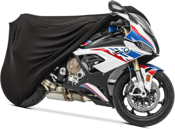 Motorrad-Abdeckung Indoor Stretch M-L Innen Garage Schwarz