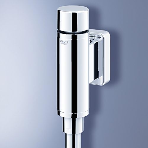 GROHE Rondo - Druckspüler für Urinal (1/2 Zoll, langlebige Oberfläche, 1,0 - 4,0 l), chrom, 37339000