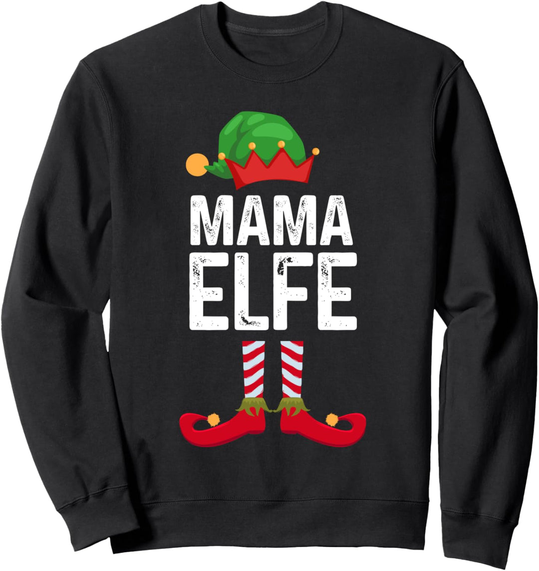 Mama Elfe Weihnachten Weihnachtsmann Mutter Sweatshirt