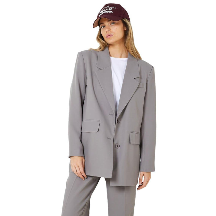 Noisy may Damen Nmmilla L/S Noos Blazer L Titanium, L Titanium