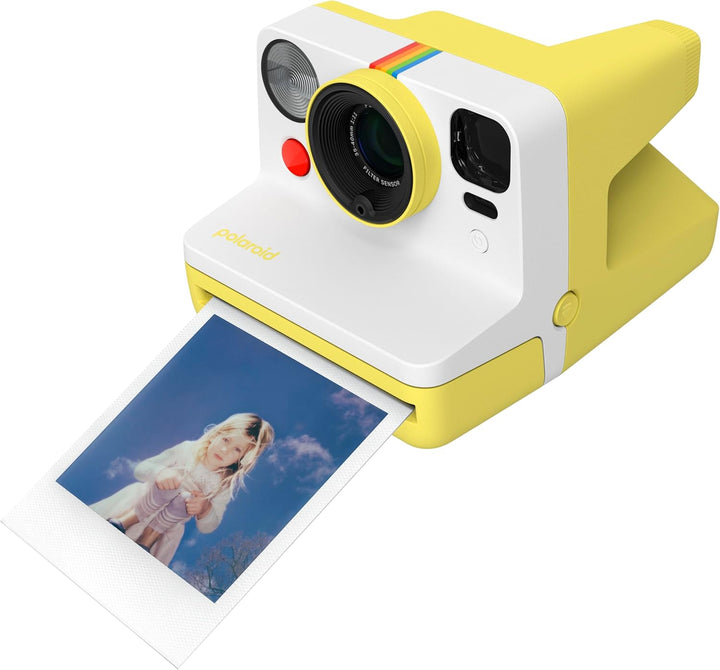 Polaroid Now 3rd Generation I-Type Sofortbildkamera, Gelb, nur Kamera, kein Film (9158) | Now Gen 3,