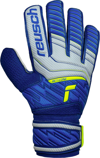 Reusch Herren Attrakt Unisex Torwarthandschuhe mit Aussennaht Schnitt und Solid Belag, Geeignet für