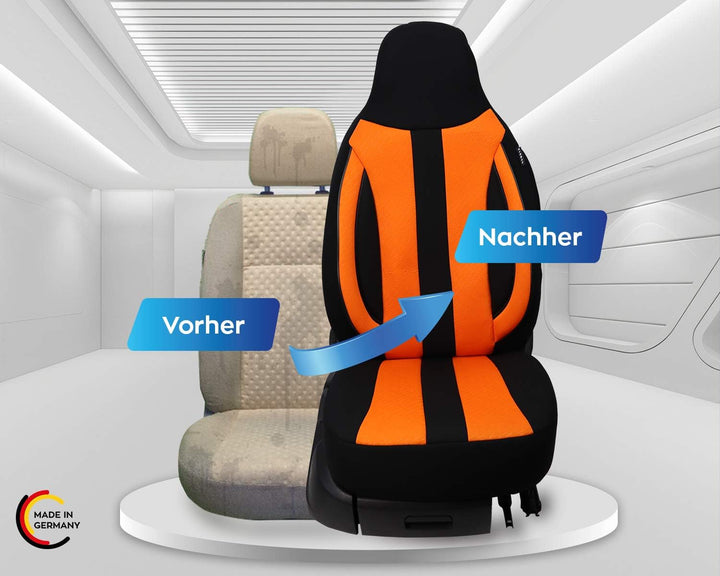 BREMER SITZBEZÜGE Mass Piloten Auto Schonbezüge kompatibel mit Suzuki Ignis 3 Fahrer &amp; Beifahrer ab