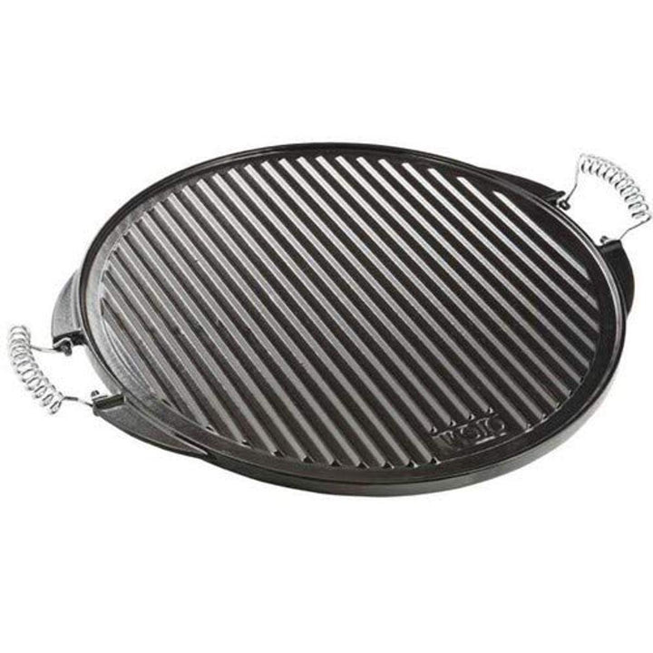 Vaello La Valenciana 3832 Grillplatte aus emailliertem Gusseisen, rund, 32 cm, Schwarz 30 x 32 x 30