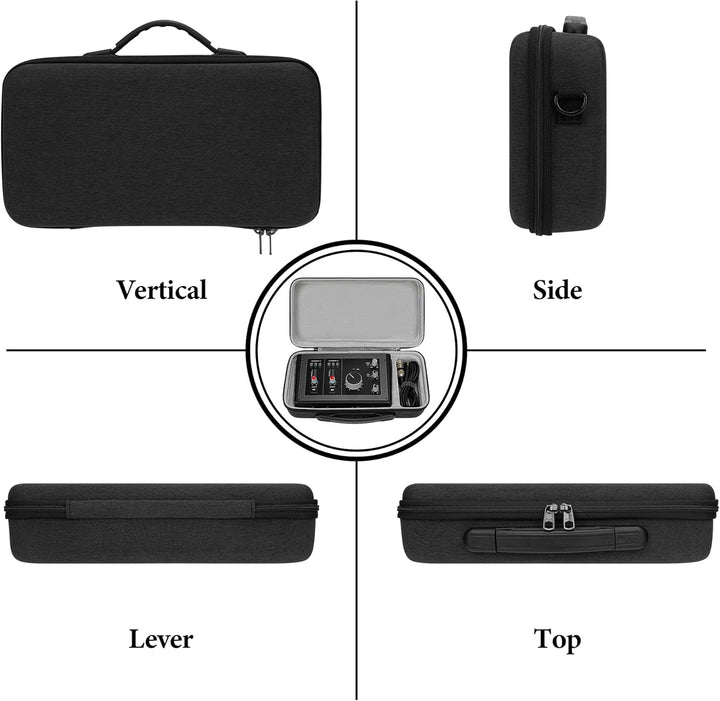 Geekria Tragetasche für Audio-Schnittstellen, Hartschalen-Reisetasche, kompatibel mit Solid State Lo