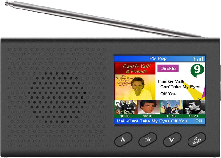 DAB/DAB + Digital und FM Radio, Baceyong Portable Wireless DAB Radio MP3 Music Player für Angeln Cam