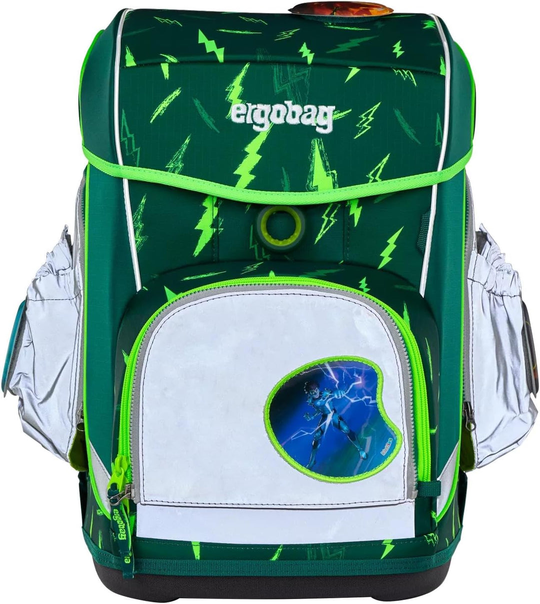ergobag pack Seitentaschen Zip Set Sichtbarkeits-Set mit Seitentaschen pack cubo und cubo light Set