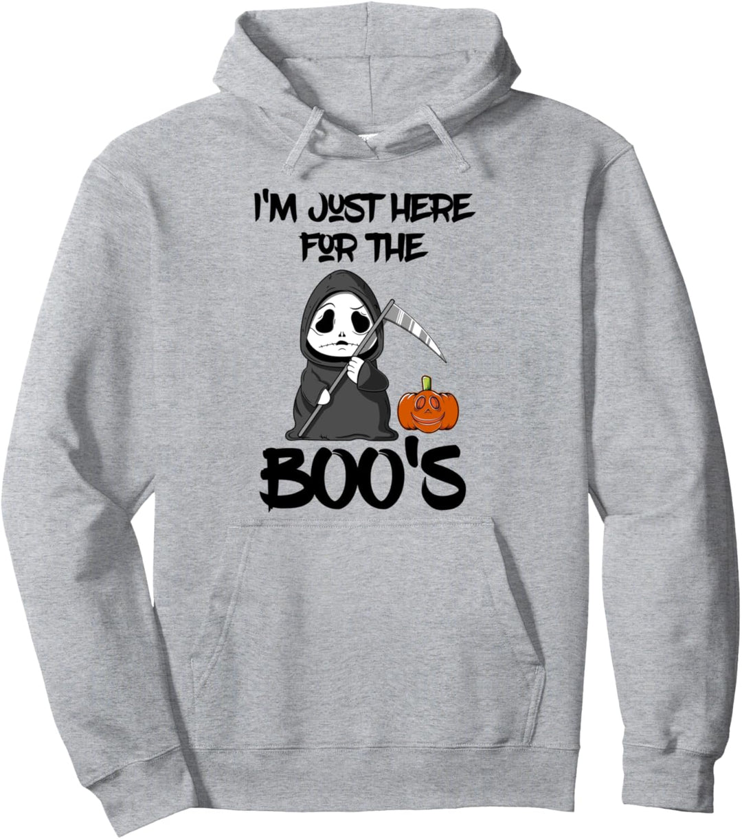 Lustiger Sensenmann mit Halloween-Kürbis - Jack O' Lantern Pullover Hoodie