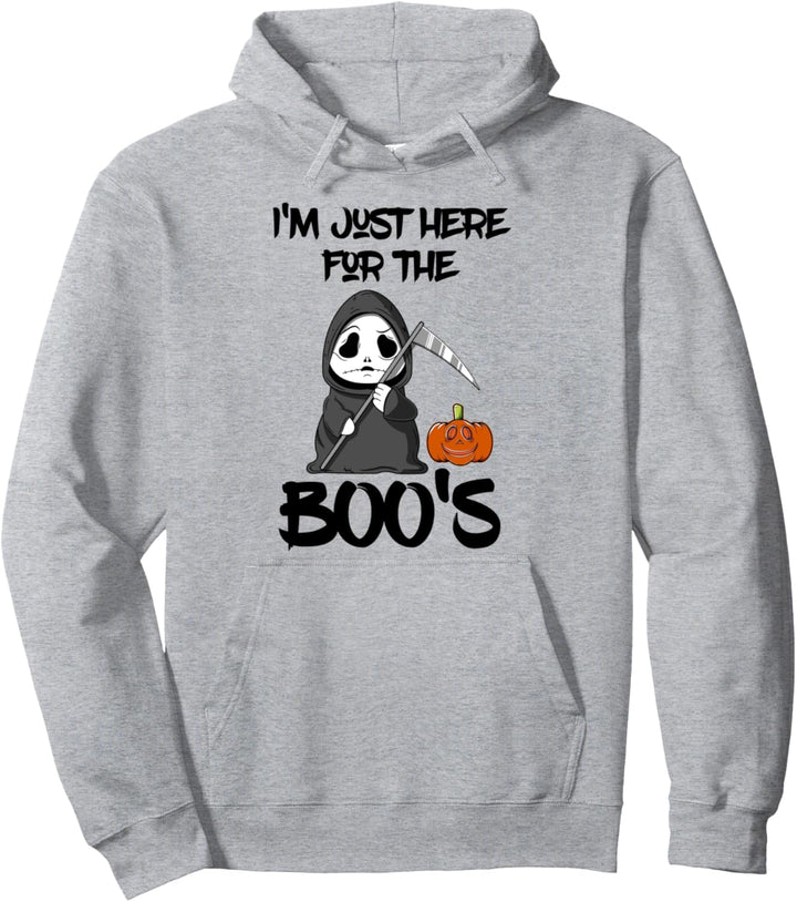 Lustiger Sensenmann mit Halloween-Kürbis - Jack O' Lantern Pullover Hoodie
