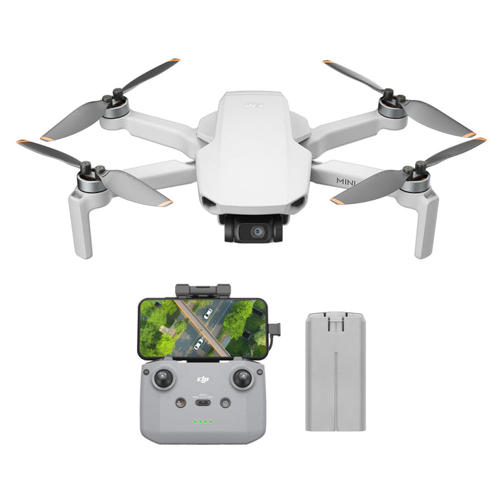 DJI Mini 4K, Drohne mit 4K UHD Kamera für Erwachsene, unter 249 g, 3-Achsen Gimbal Stabilisierung, 1