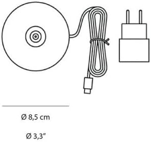 ZAFFERANO Magnetische Kontakt-Ladestation für umgekehrte Poldina