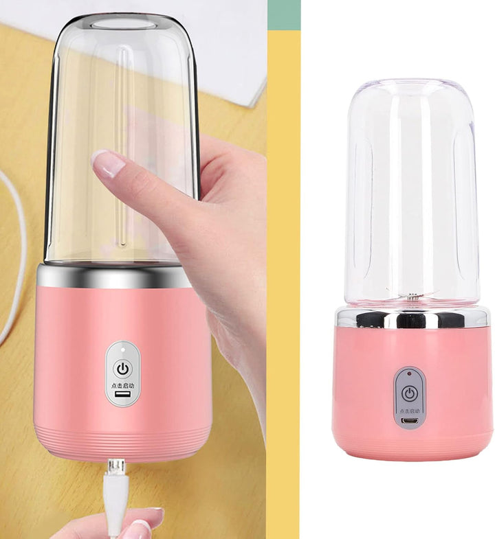Mini Elektrischer Mixer, tragbarer Mixer, 300 ml, Obstmixer, 1200 MAh, Mini-USB-Ladeabzieher mit Dec