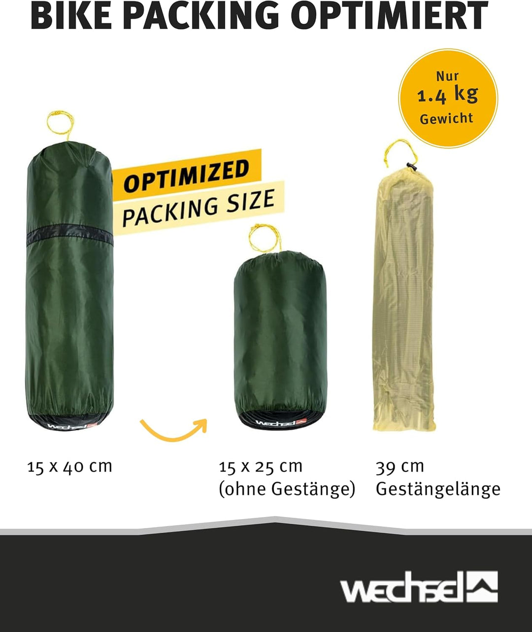 Wechsel Bella Zelt grün