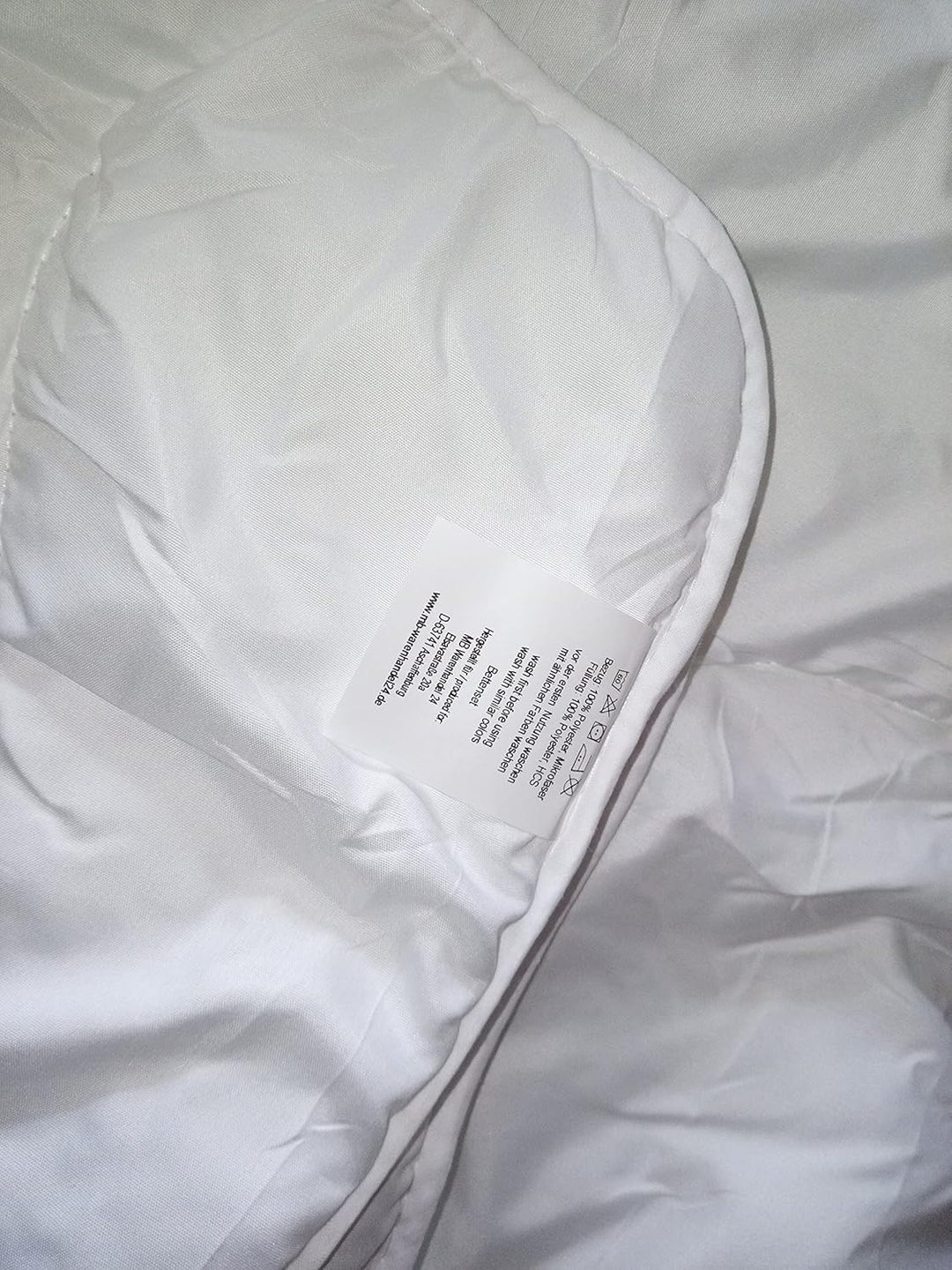 Bettenset Bettdecke und Kopfkissen 2 teilig Premium Weiss Allergiker Steppbett Steppbettdecke Bettwä