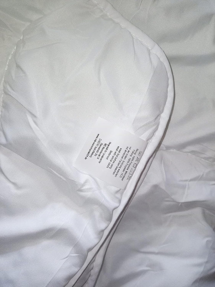 Bettenset Bettdecke und Kopfkissen 2 teilig Premium Weiss Allergiker Steppbett Steppbettdecke Bettwä