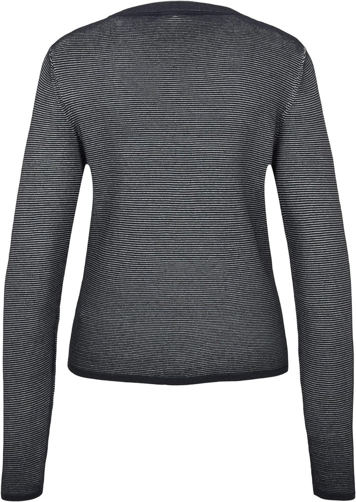 TOM TAILOR Damen Pullover & Strickjacken strukturierter Cardigan Sky Captain Blue,XL,10668,6000