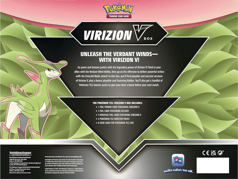 Pokémon Virizion V Collection Box - EN