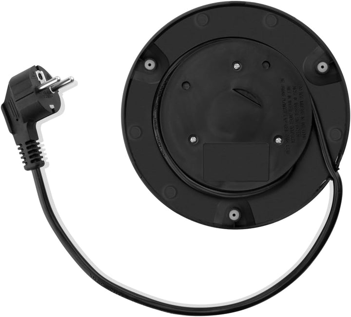 HYUNDAI VK 309 Edelstahl Wasserkocher I Doppelwandiger Wasserkocher I 1.7 Liter I 2200 Watt I 5 Temp
