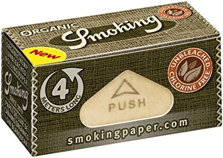 Smoking Organic Rolls Endlospapier aus Bio-Hanf 4m Länge 3 Boxen (72 Rolls)